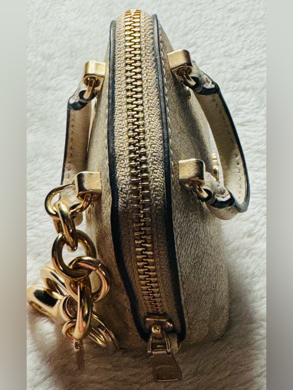 Coach Mini Katy Keychain Satchel - Picture 4 of 5